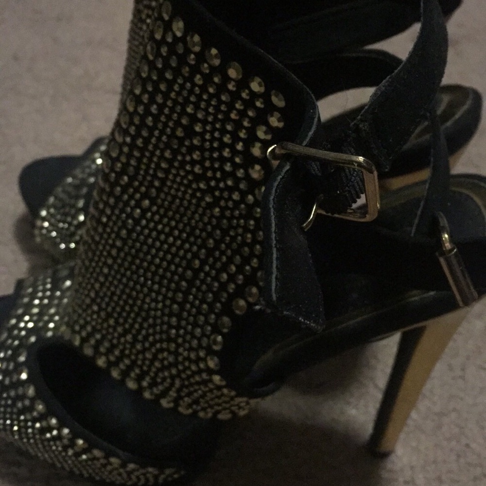 Caged Blinged Heels - Picture 3 of 3